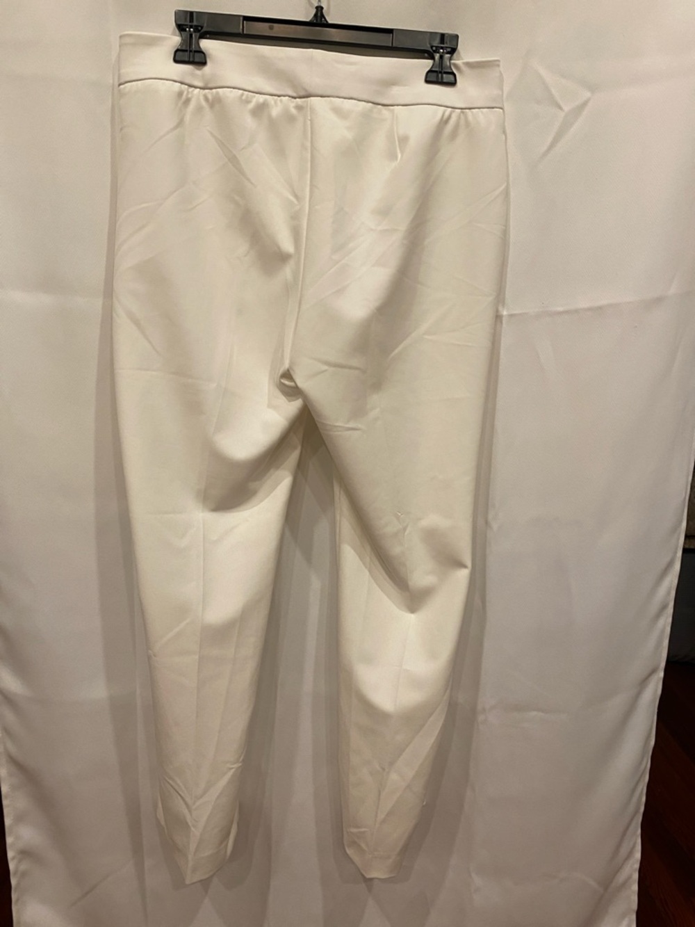 Ellen Tracy White Straight Leg Dress Pants - Picture 2 of 4